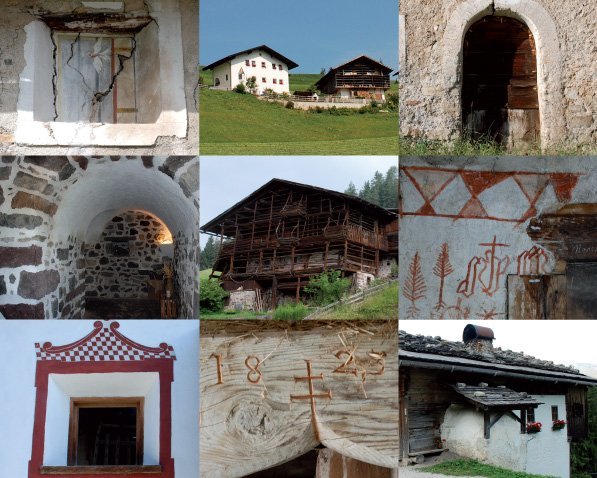 Masi e poderi rurali storici in Val Gardena