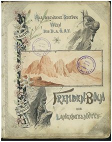 „Fremdenbuch der Langkofelhütte” 1894-1908